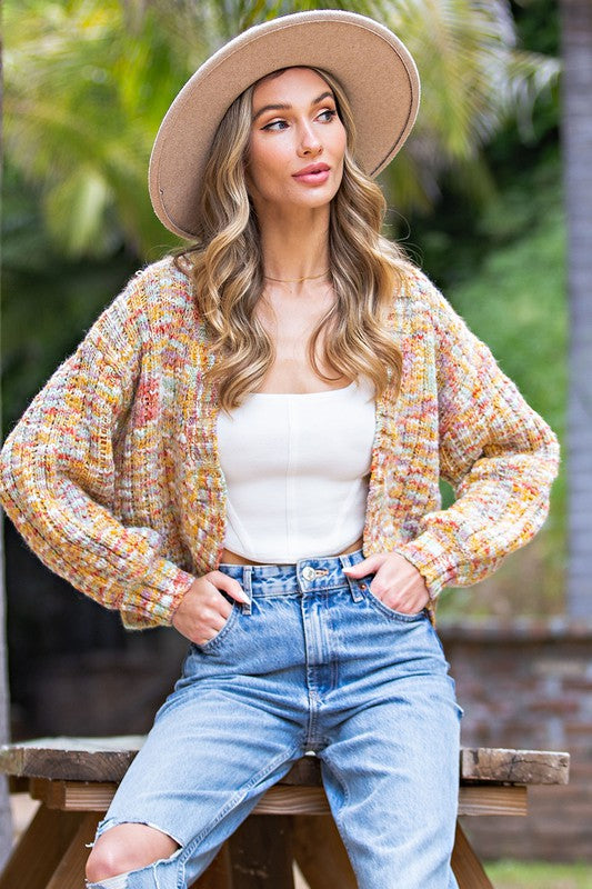 Try Me Cardigan in Multi Color