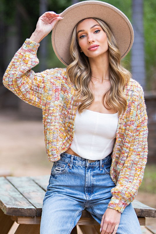Try Me Cardigan in Multi Color